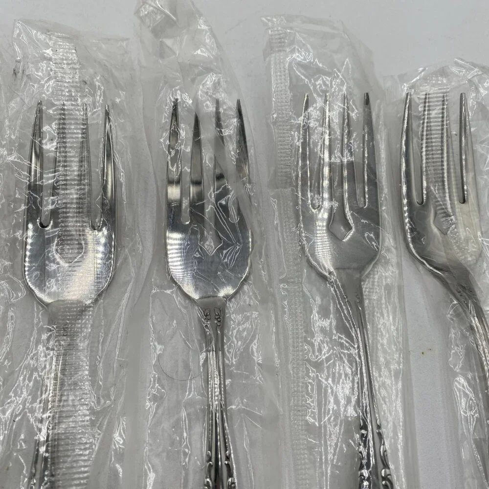 Oneida Stainless Steel Flatware Bourbon 6 Forks 6